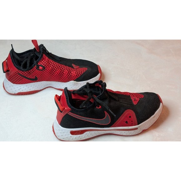 Nike PG4 Paul George Wh/Red/Blk/ University  Men's (5) Shoes #CD5079-003 - Picture 2 of 16